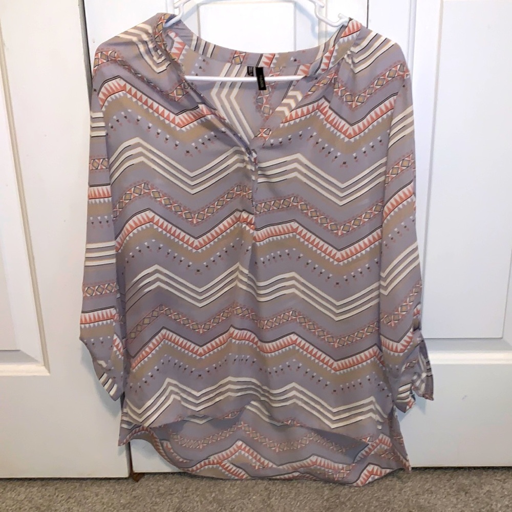 COPY - Womens blouse quarter length sleeve